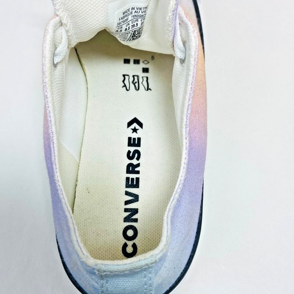 Converse All Star Pastel Tie Dye Sneakers Women's Size 8.5 Low Cut Rainbow Retro - Picture 6 of 9